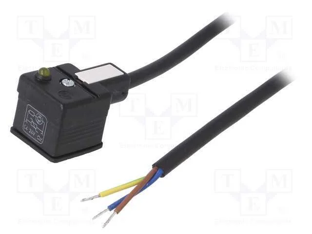 Conector: de V&aacute;lvulas, Ficha, Formato A, 18mm, F&ecirc;mea, Pin: 4, Mpm