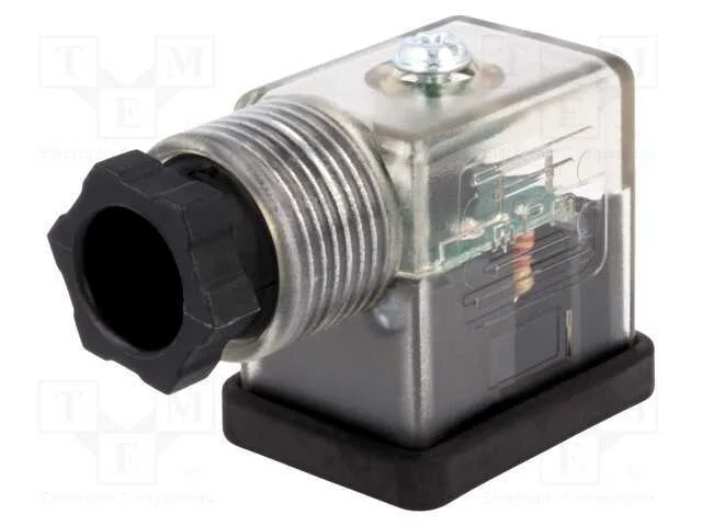 Conector: de V&aacute;lvulas, Ficha, Formato B, 11mm, F&ecirc;mea, Pin: 3, 1,5mm2