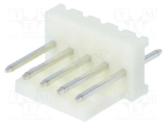 Tomada, fio-placa, macho, PIN: 5, 2,54mm, THT, MA.