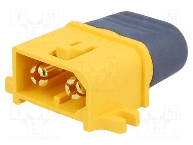 Ficha, de alimenta&ccedil;&atilde;o DC, XT60, macho, PIN: 2, co.