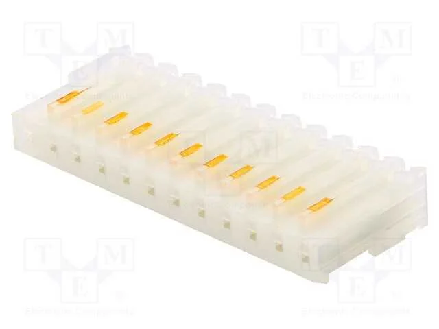 Ficha, fio-placa, f&ecirc;mea, PIN: 12, 3,96mm, IDC, co.