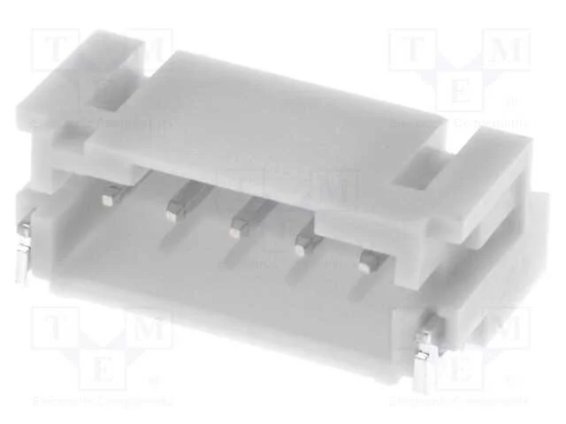 Tomada, Fio-Placa, Macho, Ph, 2mm, Pin: 5, Smt, 100v, 2a, -25&divide;85c