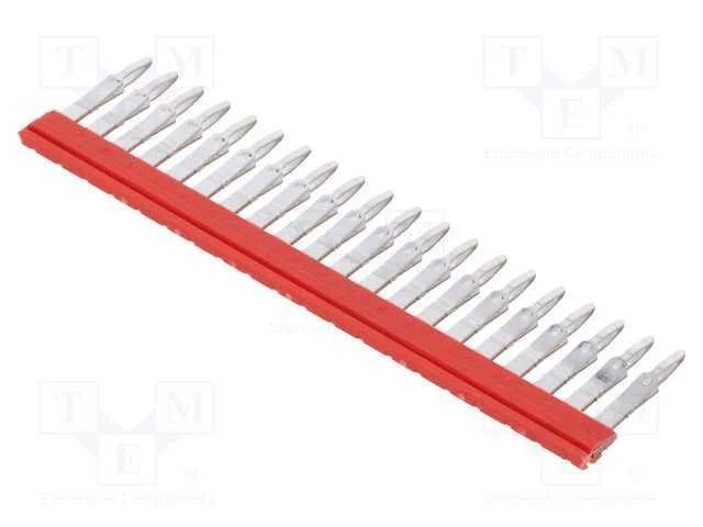 Ponte de pino, faixas: 20, vermelho, s&eacute;rie A