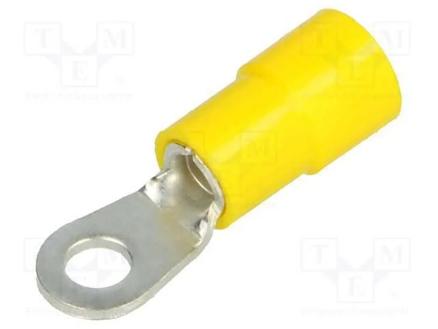 Terminal: de Olhal, M4, : 4,2mm, 4&divide;6mm2, Cerrar, com Cabo, Isolada