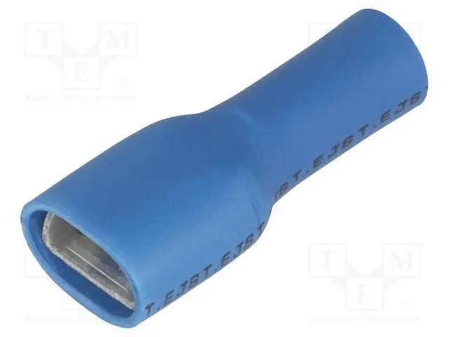 Conetor: Plano, 6,3mm, 0,8mm, Macho, 1&divide;2,5mm2, Cerrar, com Cabo