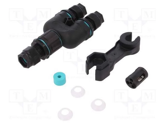 Conector: de alimenta&ccedil;&atilde;o, terminal parafusado, TH.