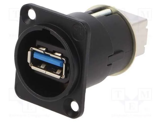 Reversible Usb 3.0 Gender Changer Black