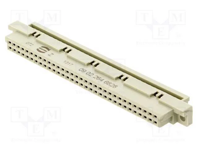 Ficha, Din 41612, Tipo B, F&ecirc;mea, Pin: 64, A+B, Idc, Simples, 2a