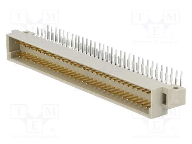 Tomada, Din 41612, Tipo C, Macho, Pin: 64, A+C, Tht, Angulares 90