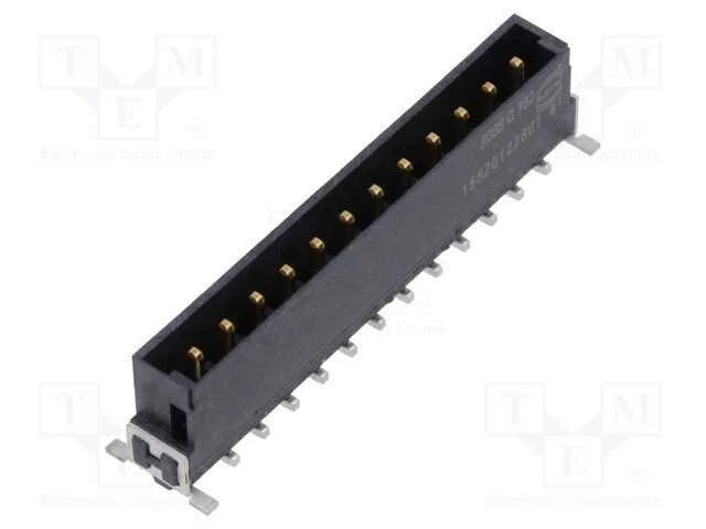 Conector: placa-placa, macho, PIN: 12, 2,54mm, ha.