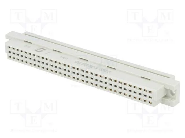 Ficha, DIN 41612, tipo C, f&ecirc;mea, PIN: 64, a+c, ID.