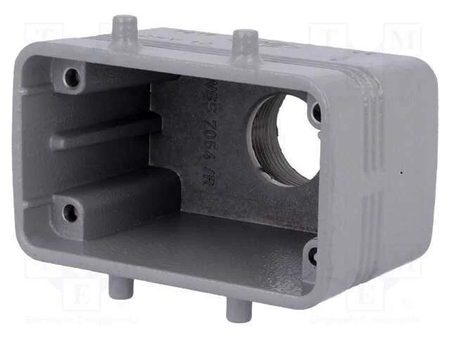 Carca&ccedil;a: para Conetores Hdc, Tamanho 57.27, Ip66, Pg16, 57x27mm