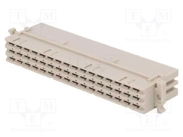 DIN 41612, tipo F, f&ecirc;mea, PIN: 48, cerrar