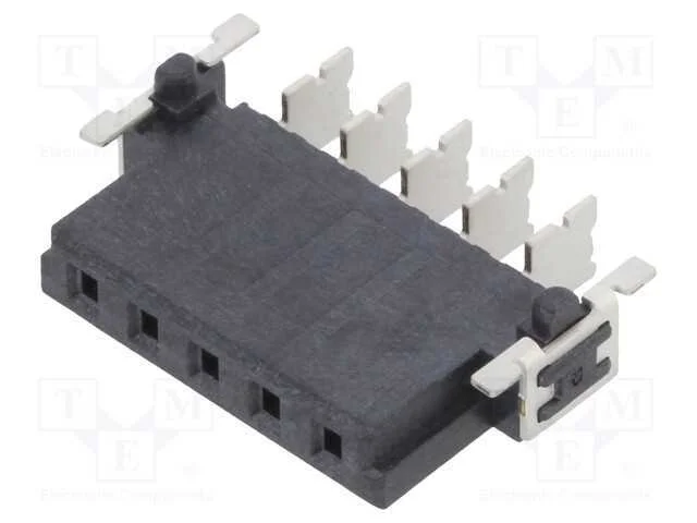 Conector: placa-placa, f&ecirc;mea, PIN: 5, 2,54mm, har.