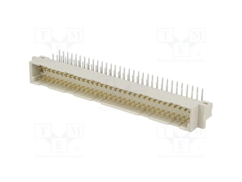 Tomada, Din 41612, Tipo C, Macho, Pin: 64, A+C, Tht, Angulares 90