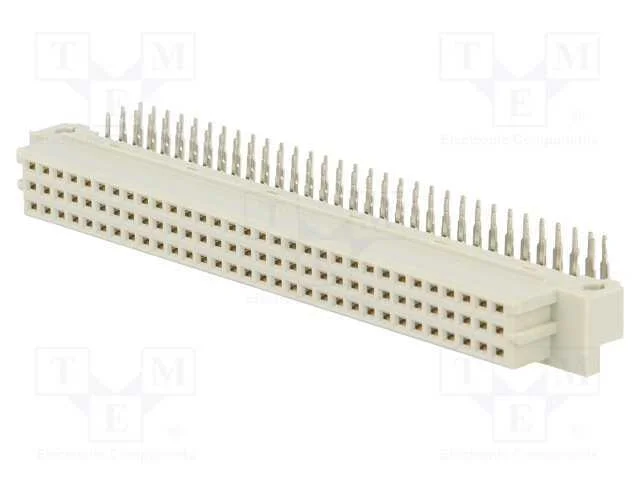 Ficha, Din 41612, Tipo C, F&ecirc;mea, Pin: 96, A+B+C, Tht, Angulares 90