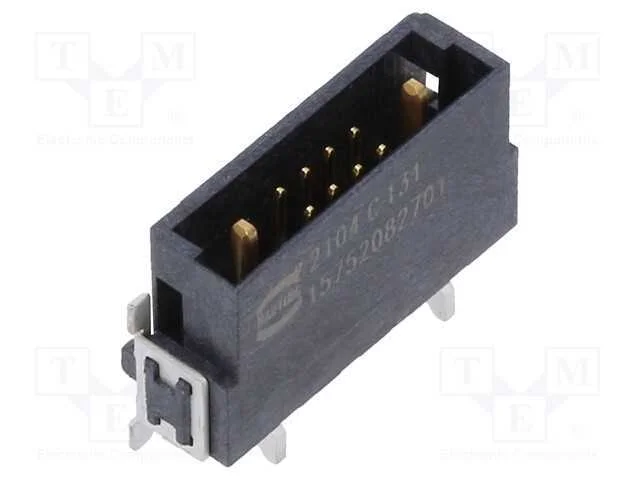 Conector: placa-placa, macho, PIN: 10(2+8), har-f.
