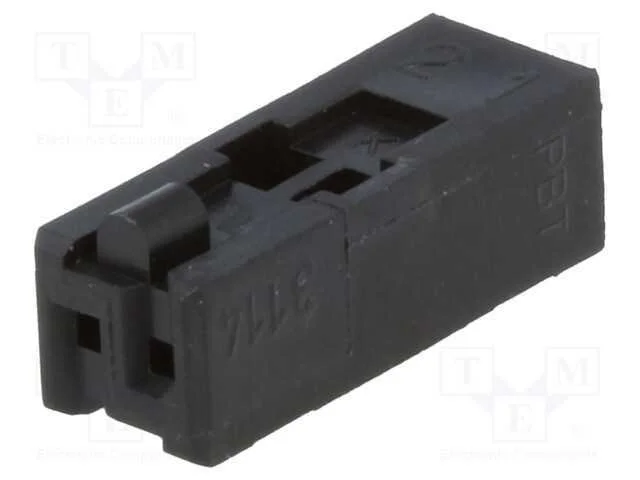 Fio-placa, ficha, f&ecirc;mea, Minimodul, 2,5mm, PIN: 2.