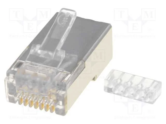 Ficha, RJ45, 44915, PIN: 8, Cat: 6, blindadas, do.