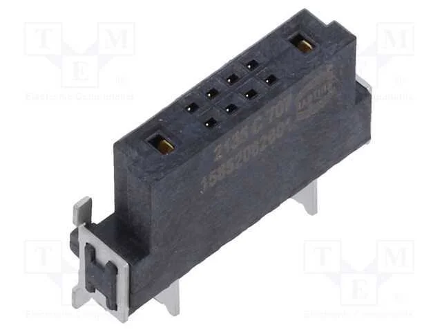 Conector: placa-placa, f&ecirc;mea, PIN: 10(2+8), har-f.
