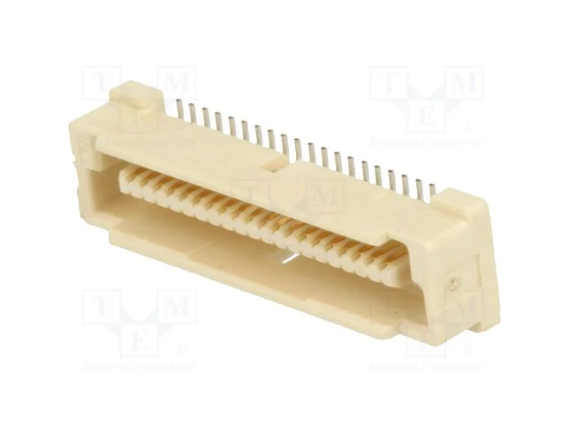 Conector: placa-placa, macho, PIN: 40, 0,8mm, H: .