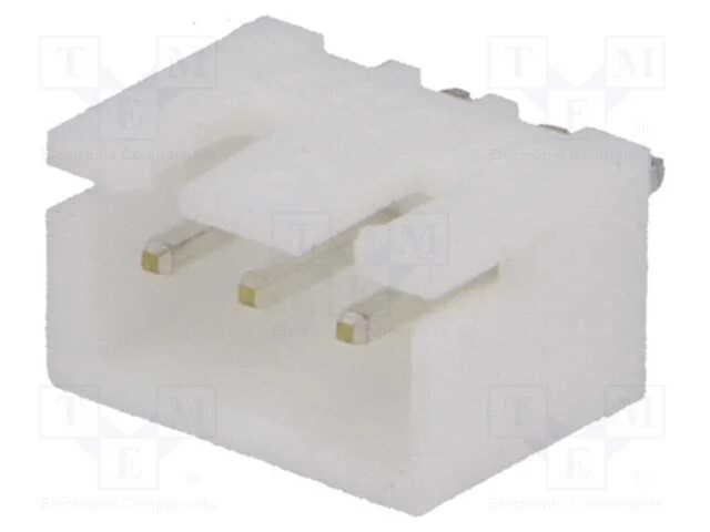 Fio-Placa, Tomada, Macho, Xh, 2,5mm, Pin: 3, Tht, 250v, 3a, -25&divide;85c