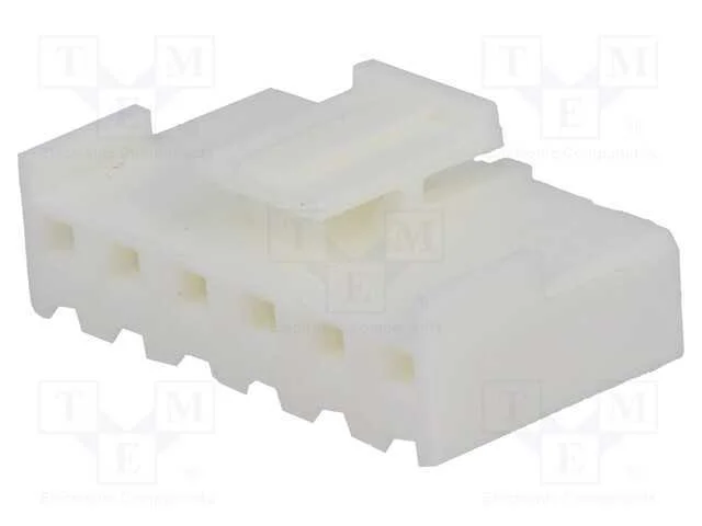 Ficha, Fio-Placa, F&ecirc;mea, Ns39, 3,96mm, Pin: 6, Sem Contactos, 250v