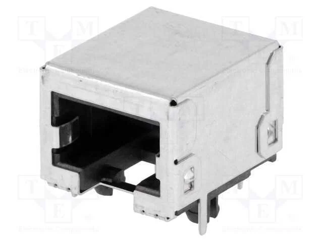 Tomada, Rj45, Pin: 8, Cat: 5e, Blindadas, Dourado, Sistema: 8p8c, Tht