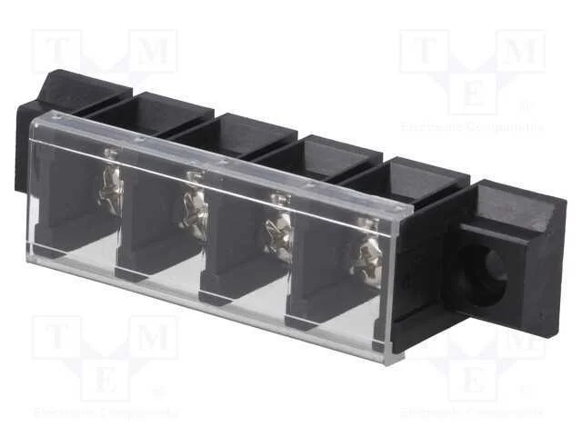 Bloco Terminal, Solda,Terminal Parafusado, 6mm2, 750v, 41a, Preta