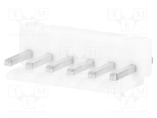 Tomada, Fio-Placa, Macho, Ns39, 3,96mm, Pin: 6, Tht, 250v, 7a, Simples