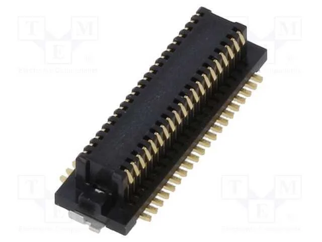 Conector: placa-placa, f&ecirc;mea, PIN: 40, 0,5mm, H: .