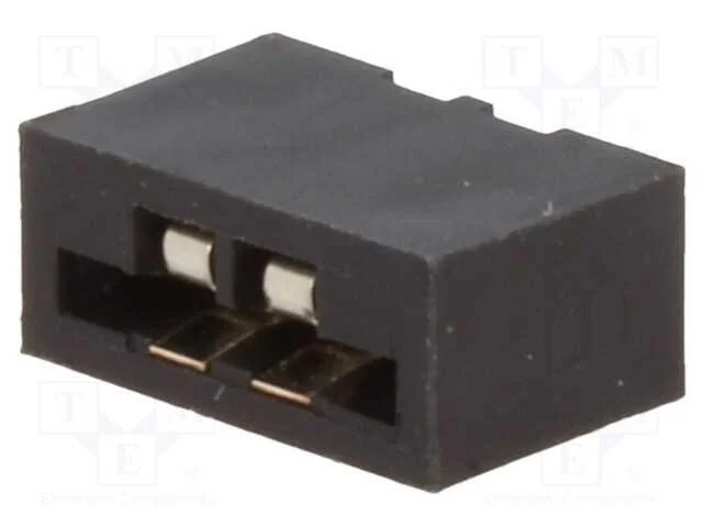 Conector: FFC/FPC, simples, PIN: 2, Non-ZIF, THT,.