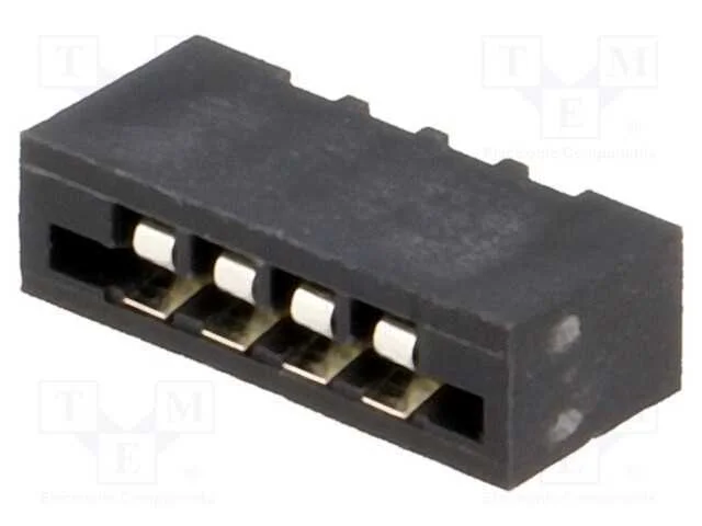 Conector: Ffc/Fpc, Simples, Pin: 4, Non-Zif, Tht, Estanhado, 20mo
