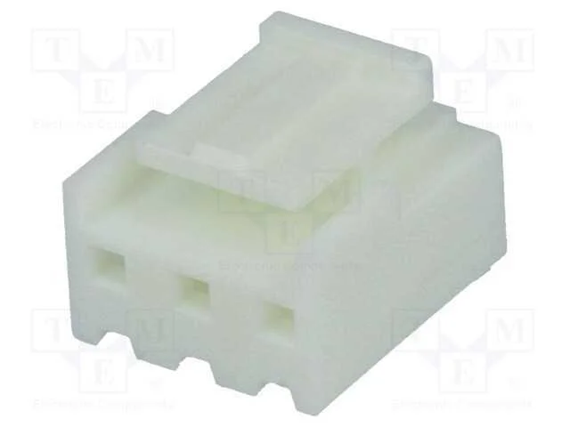 Ficha, fio-placa, f&ecirc;mea, VH, 3,96mm, PIN: 3, sem .