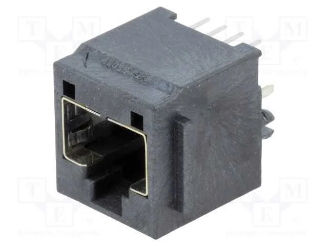 Tomada, Rj45, Pin: 8, Cat: 3, Blindadas, Dourado, Sistema: 8p8c, Tht