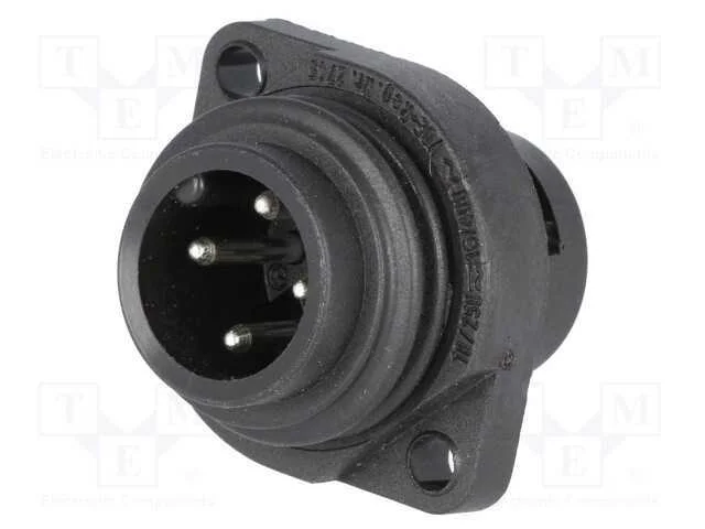 Conector: Redondos, Tomada, Macho, Ip67, Ca, Pin: 4(3+1), 3+Pe, 400v