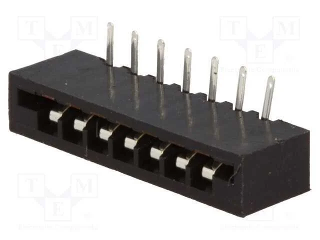 Conector: Ffc/Fpc, Angulares 90, Pin: 7, Non-Zif, Tht, Estanhado