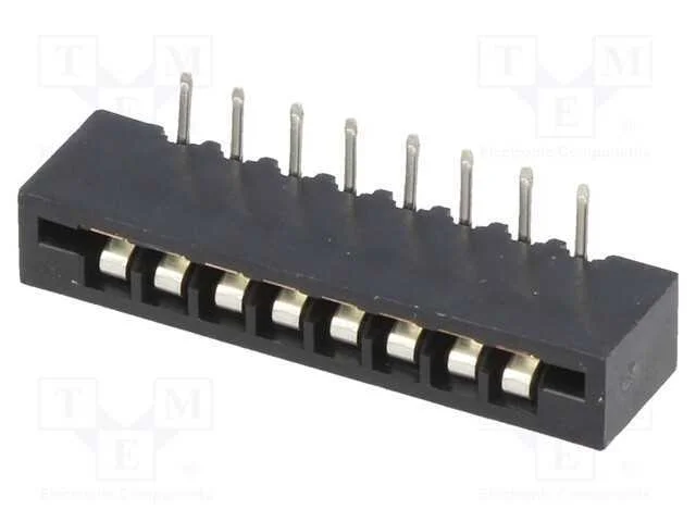 Conector: Ffc/Fpc, Angulares 90, Pin: 8, Non-Zif, Tht, Estanhado