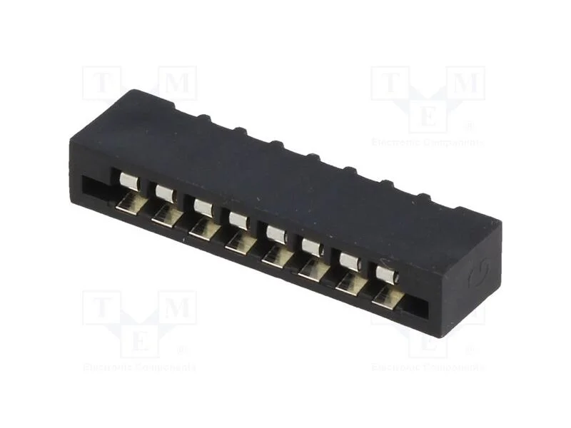 Conector: Ffc/Fpc, Simples, Pin: 8, Non-Zif, Tht, Estanhado, 20mo
