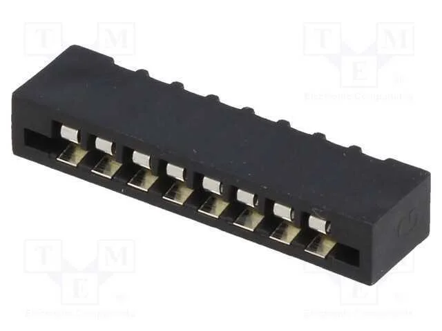 Conector: Ffc/Fpc, Simples, Pin: 8, Non-Zif, Tht, Estanhado, 20mo