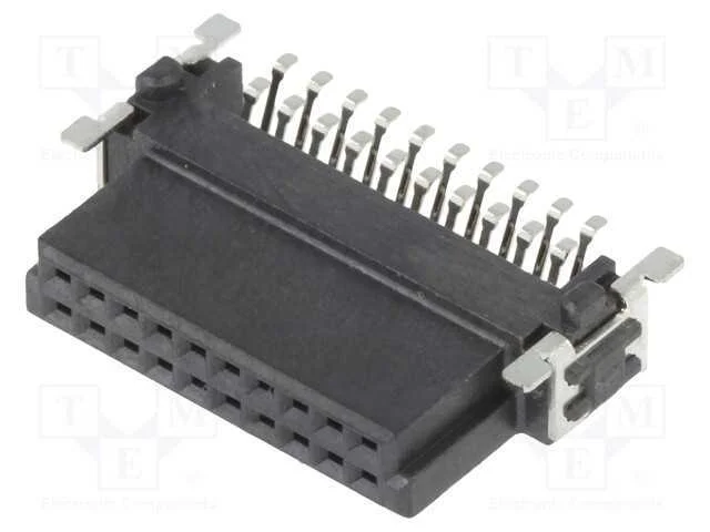 Conector: placa-placa, f&ecirc;mea, PIN: 20, 1,27mm, -5.