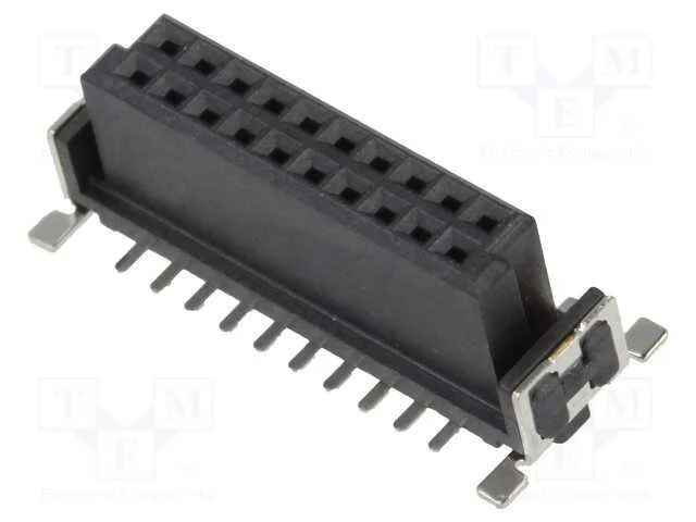 Conector: Placa-Placa, F&ecirc;mea, Pin: 20, 1,27mm, -55&divide;125c, Ul94v-0
