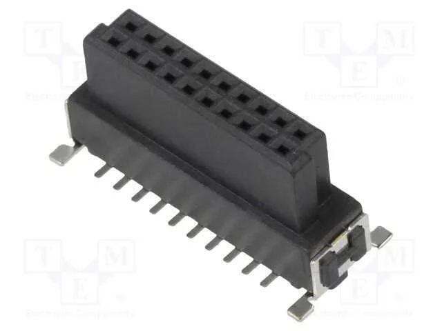 Conector: placa-placa, f&ecirc;mea, PIN: 20, 1,27mm, -5.