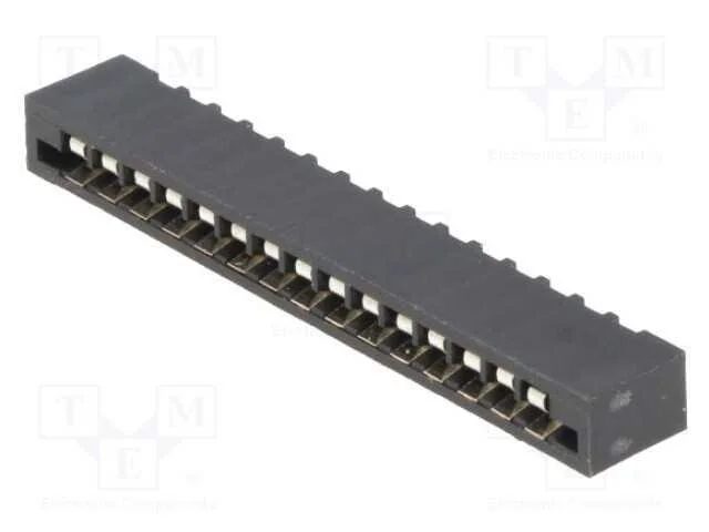 Conector: Ffc/Fpc, Simples, Pin: 15, Non-Zif, Tht, Estanhado, 20mo