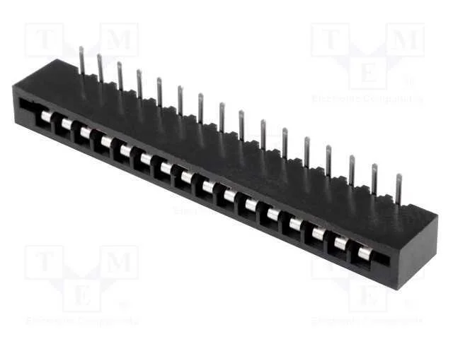 Conector: FFC/FPC; angulares 90&deg;; PIN: 16; Non-ZIF; THT; estanhado