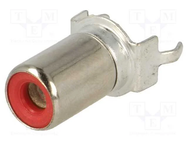 Tomada, Rca, F&ecirc;mea, Simples, Tht, Lat&atilde;o, Estanhado, para Pcb