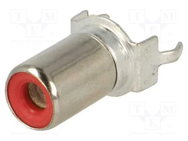 Tomada, Rca, F&ecirc;mea, Simples, Tht, Lat&atilde;o, Estanhado, para Pcb