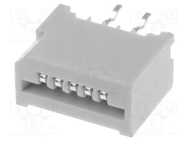 Conector: Ffc/Fpc, Simples, Pin: 5, Non-Zif, Tht, Estanhado, 20mo