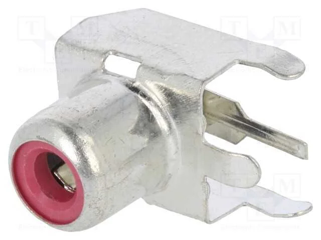 Tomada, RCA, f&ecirc;mea, angulares 90, THT, lat&atilde;o, est.