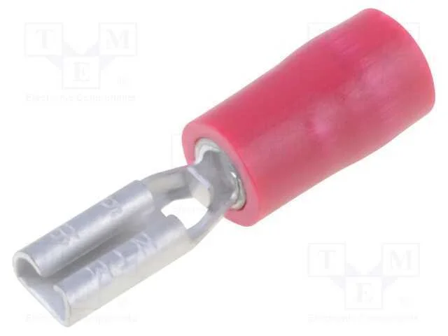 Conetor: Plano, 2,8mm, 0,5mm, Macho, 0,75&divide;1,25mm2, Cerrar, com Cabo